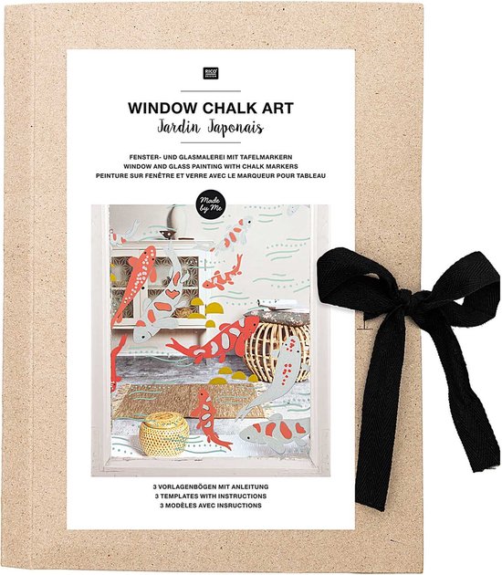 Window Chalk Art Templates 3delig Jardin Japonais FSC Mix