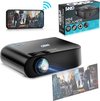 foto van Sanbo Prime Smart Wi-Fi Mini Beamer - Zwart - 2800 lumen - Streamen vanaf je telefoon met wifi - Projector