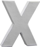 Letter wit X 12 cm