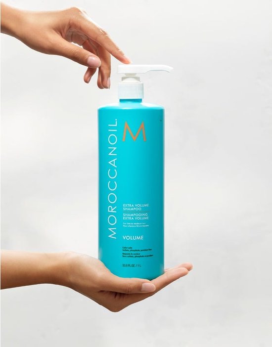 Moroccanoil Extra Volume Shampoo Unisexe Professionnel Shampoing 1000 ml |  bol.com