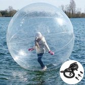 Luxiqo® Waterspeelgoed – Levensgrote Opblaasbare Bal – Aquaball – Aquabubble Waterbal – Hamsterbal Mens – 2 Meter Diameter – Transparant