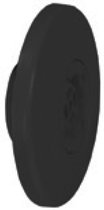 Combi Inspuiter ABS zwart 1½" x 50mm - folie
