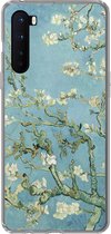 Geschikt voor OnePlus Nord hoesje - Amandelbloesem - Van Gogh - Kunst - Siliconen Telefoonhoesje