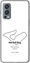 Geschikt voor OnePlus Nord 2 5G hoesje - Formule 1 - Red Bull Ring - Circuit - Siliconen Telefoonhoesje - Cadeau voor man