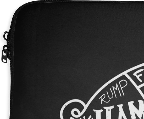 Housse ordinateur portable 15,6 pouces - Cochon - Cuisine - Viande - Housse ordinateur portable - Dimensions intérieures 39,5x29,5 cm - Dos noir - Cadeau pour femme