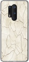 Geschikt voor OnePlus 8 Pro hoesje - Marmer print - Chic - Patronen - Siliconen Telefoonhoesje