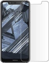 LuxeBass Screenprotector geschikt voor Nokia 5.1 Plus - glas scherm - bescherming