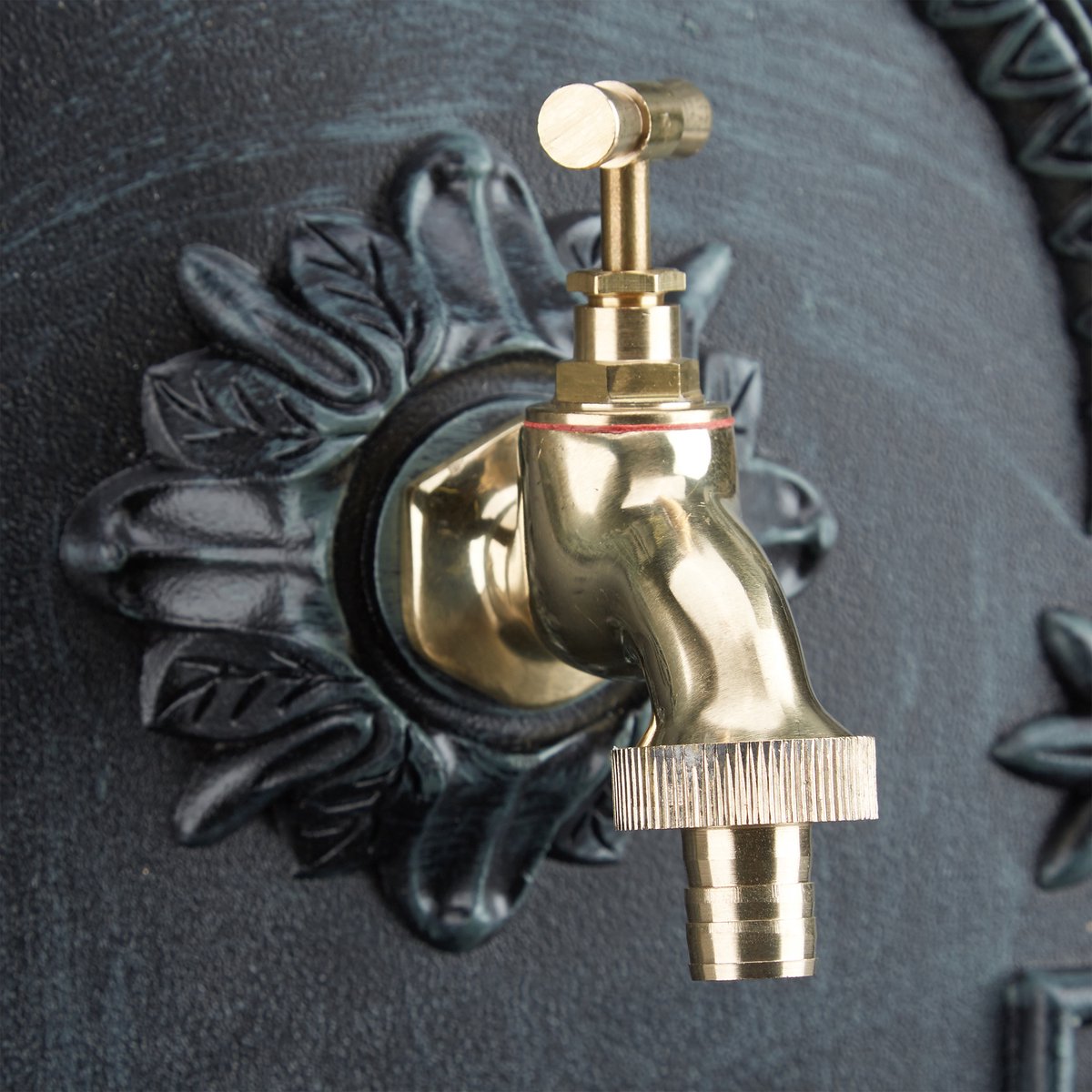 Relaxdays Muurfontein Buitenshuis – Antiek, Bronzen Gietijzer, Met Kraan En Wastafel, 61x35x18 Cm – Praktisch En Decoratief Voor Tuin En Terras