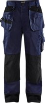 Blaklader Werkbroeken met kniestukken Marineblauw/Zwart C48