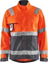 Blaklader Jack High Vis 4064-1811 - High Vis Oranje/Medium Grijs - 4XL