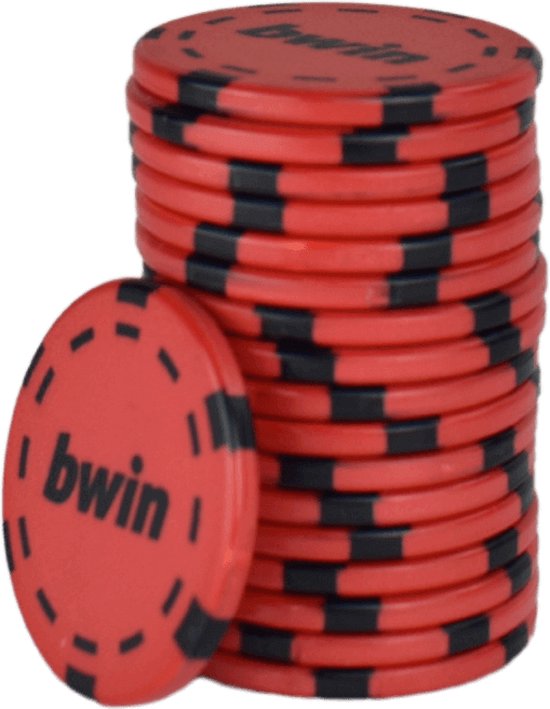 Afbeelding van het spel Bwin Chips ABS Rood (50 stuks)