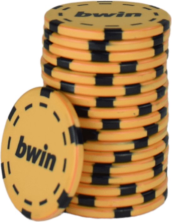 Afbeelding van het spel Bwin Chips ABS Geel (50 stuks)