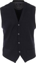 Casa Moda Gebreide Gilet Donkerblauw V-hals Knopen - M