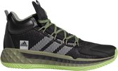 adidas Performance Pro Boost Mid De schoenen van het basketbal Mannen Zwarte 43 1/3