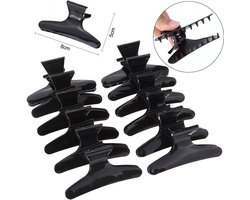 Luxe Vlinder Haarclips - Haarklem - Haarklemmen - Haarspeld - Kapper - Haar - Haren - Klem - Klemmen - Clips - 12 Stuks