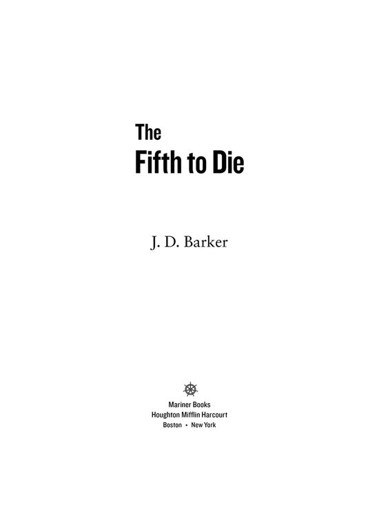A 4MK Thriller - The Fifth to Die - cover