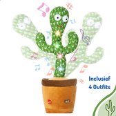 Oplaadbare Dansende Cactus Met 120 TikTok Liedjes Incl. USB - Pratende Cactus - Dancing Cactus - Cactus Speelgoed