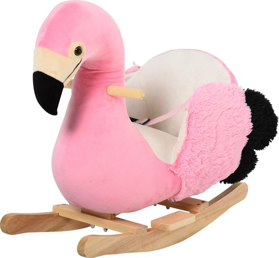 HOMCOM hobbelpaard schommel paard voor kinderen baby
