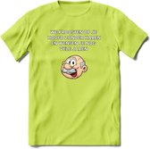 We proosten op je hoofd zonder haren T-Shirt | Grappig Abraham 50 Jaar Verjaardag Kleding Cadeau | Dames – Heren - Groen - L