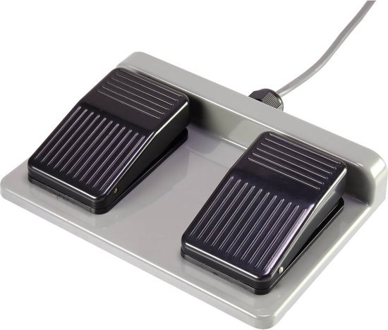 Interrupteur à Pédale Antidérapant 250V 10A - Configuration Normalement Ouverte/Fermée, Fils Rouge/Noir - 2