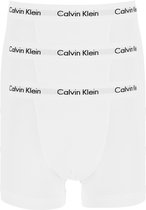 Bol.com Calvin Klein Trunk Heren Boxershorts - 3-pack - Wit - Maat M aanbieding
