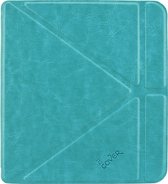 Kobo Libra 2 origami case hemelsblauw, Sleepcover met stand en slaapfunctie/sluimerfunctie in luxe business kwaliteit voor Kobo Libra 2, Slimfit Shell Case, hoesje, Sleep Cover (sluimerstand) beschermhoes