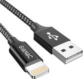 1.2m Lightning Kabel, oplaadkabel voor Iphone, MFi-gecertificeerde USB A naar Lightning-kabel, datakabel compatibel met iPhone 12 Pro 11 Pro XS Max XR X 8 Plus 7 Plus 6 Plus 5s SE