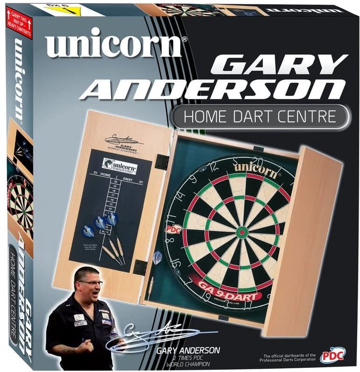 ABC Darts - Armoire Blanche Cible de fléchettes Winmau Blade 6 avec 2  ensembles ABC de