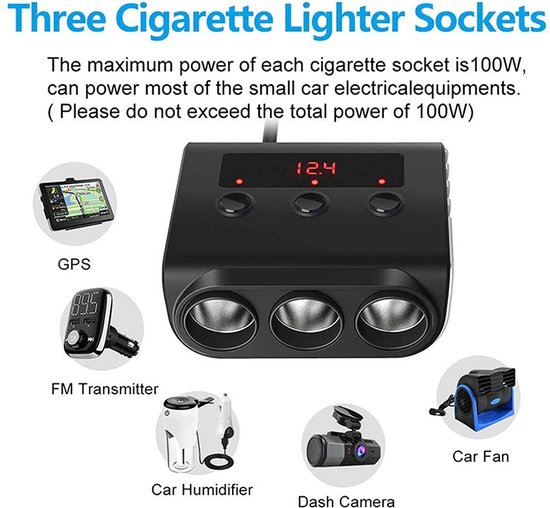 CERRXIAN 1 Fuß USB C Stecker auf 12V Zigarettenanzünder Adapter Stromkabel für Dash Cam, GPS, Auto LED Lichtleisten