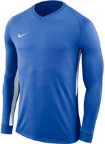 Nike - Dry Tiempo Premier LS Shirt - Blauw Shirt-M
