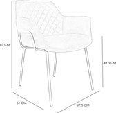 Stoel Max Cognac