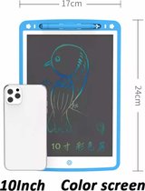 LCD tekentablet - LCD tekenbord - Digitaal tekenen - Kindertablet - 10inch - Blauw - Educatief
