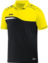 Jako - Polo Competition 2.0 - Polo Competition 2.0 - S - zwart/fluogeel
