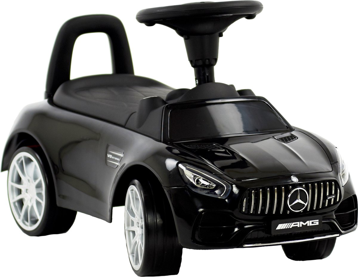 Mercedes GT-AMG Loopauto - Zwart - Sajan