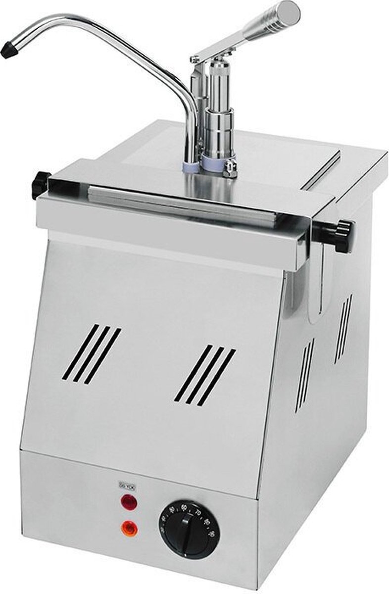 Dispenser Voor Warme Sauzen Met Hevelbediening - GN1/6 - Gastro-Inox 503.190 - Horeca & Professioneel