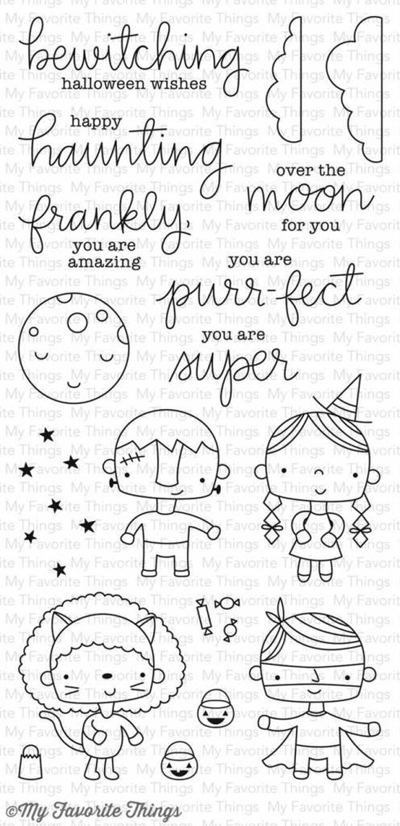 Happy Haunting Clear Stamps (CS-218)