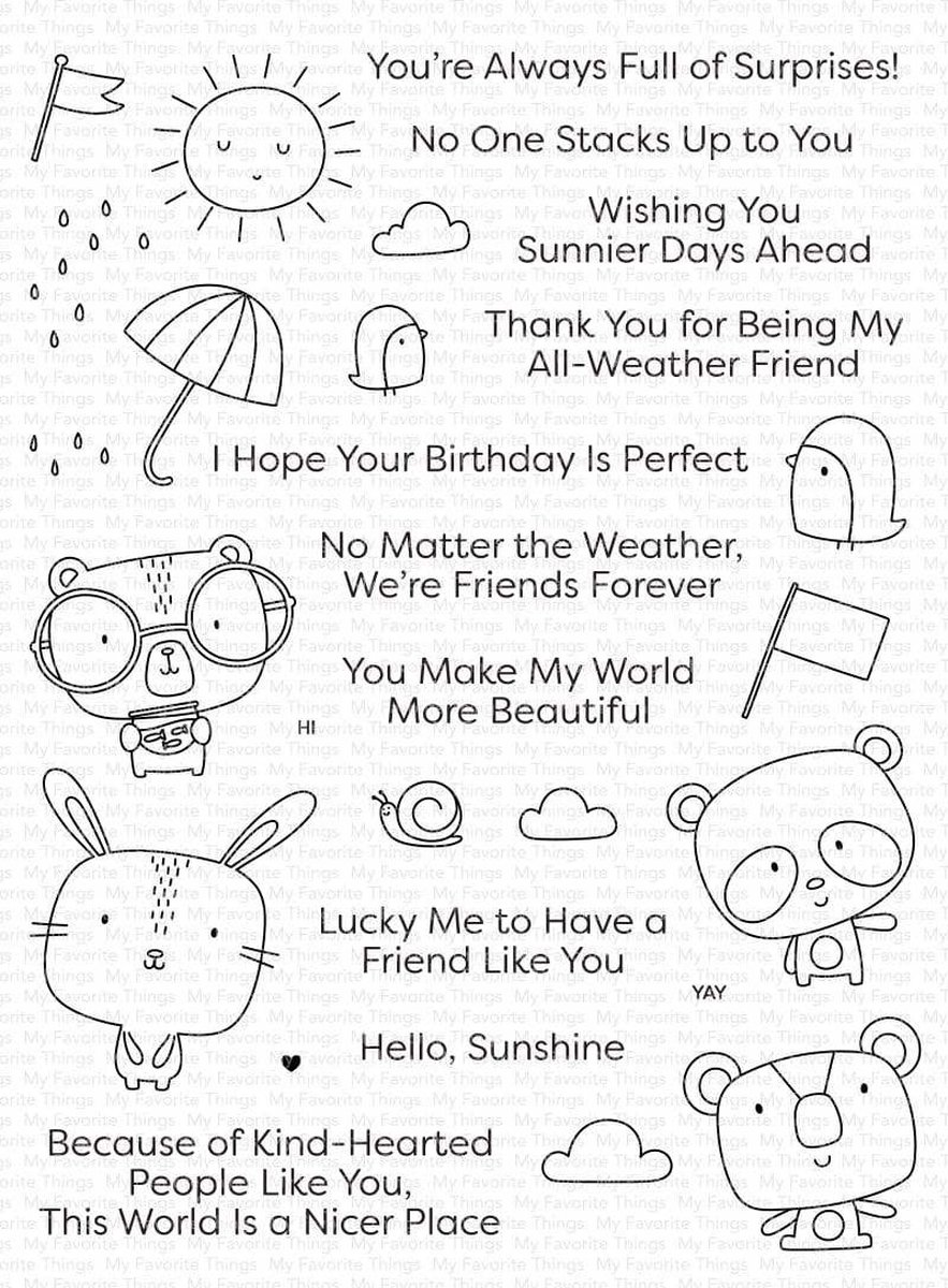 Weather With You Clear Stamps (CS-550)