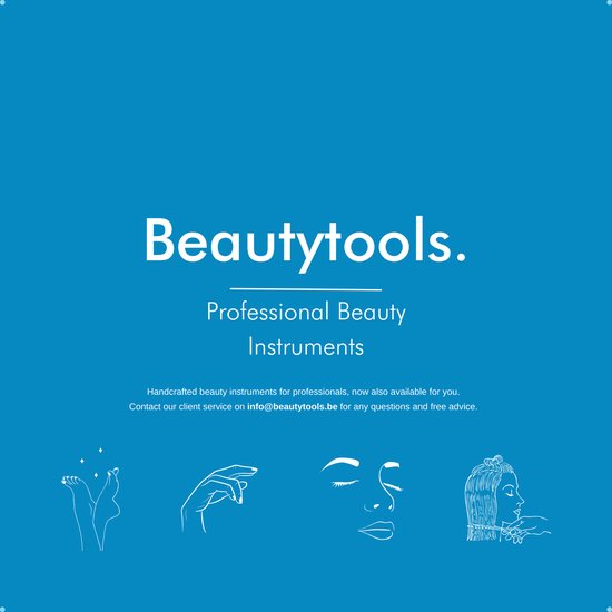 PROMO ! Coupe-ongles Beautytools / Coupe-ongles INOX pour ongles durs et ongles à la chaux - Pince à coupe transversale (coupe-tête) - Mâchoire 21 mm (NN-0003)
