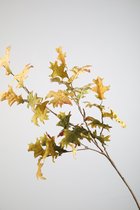 Kunsttak - eikelplant - Acorn - topkwaliteit decoratie - 2 stuks - zijden plant - Geel - 127 cm hoog