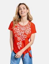 GERRY WEBER Dames Shirt met print op de voorkant