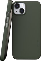 Nudient Thin Case V3 hoesje voor iPhone 13 mini - groen