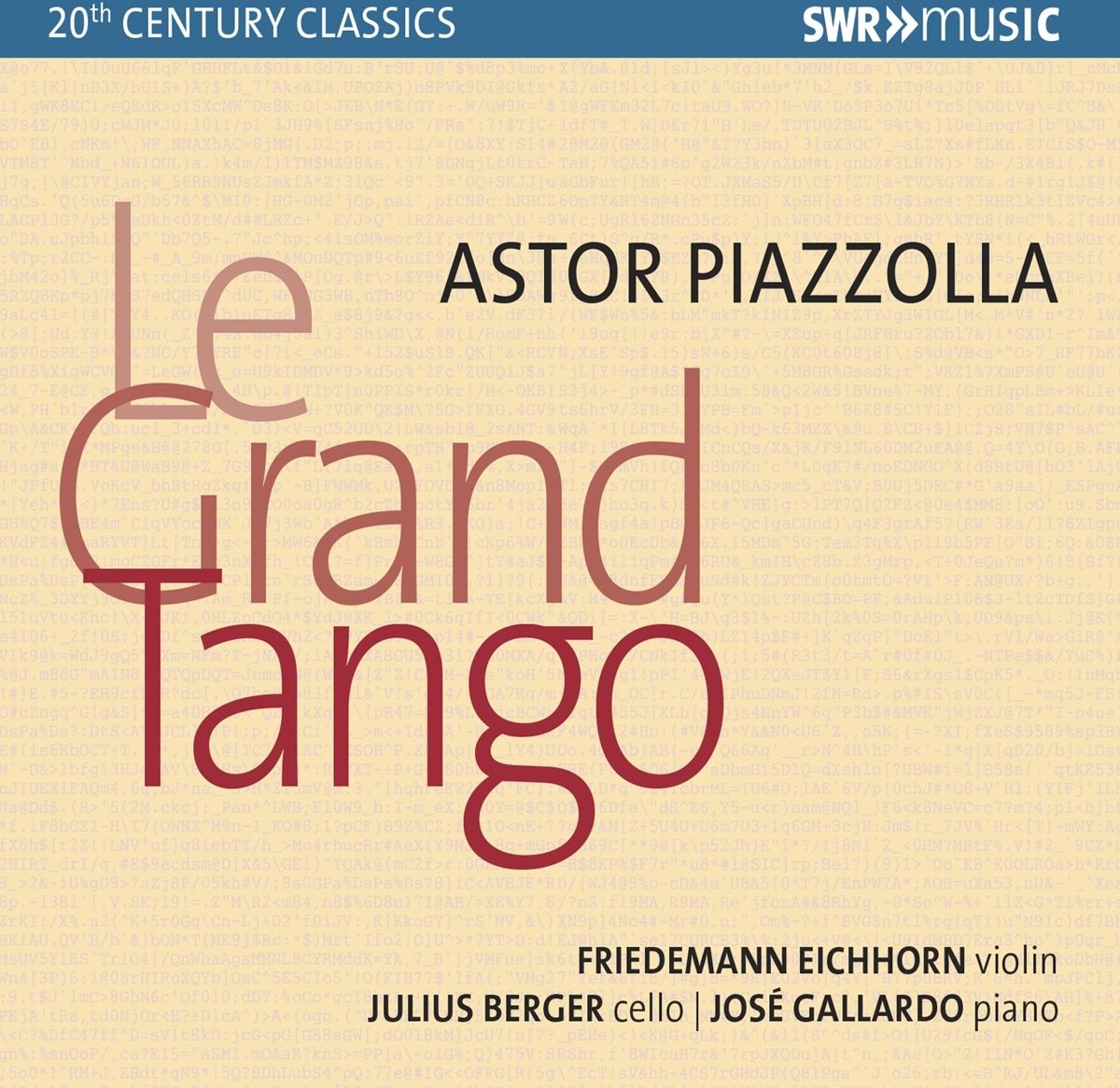 Julius Berger, Jose Friedemann Eichhorn - Astor Piazzolla: La Grand Tango (CD)