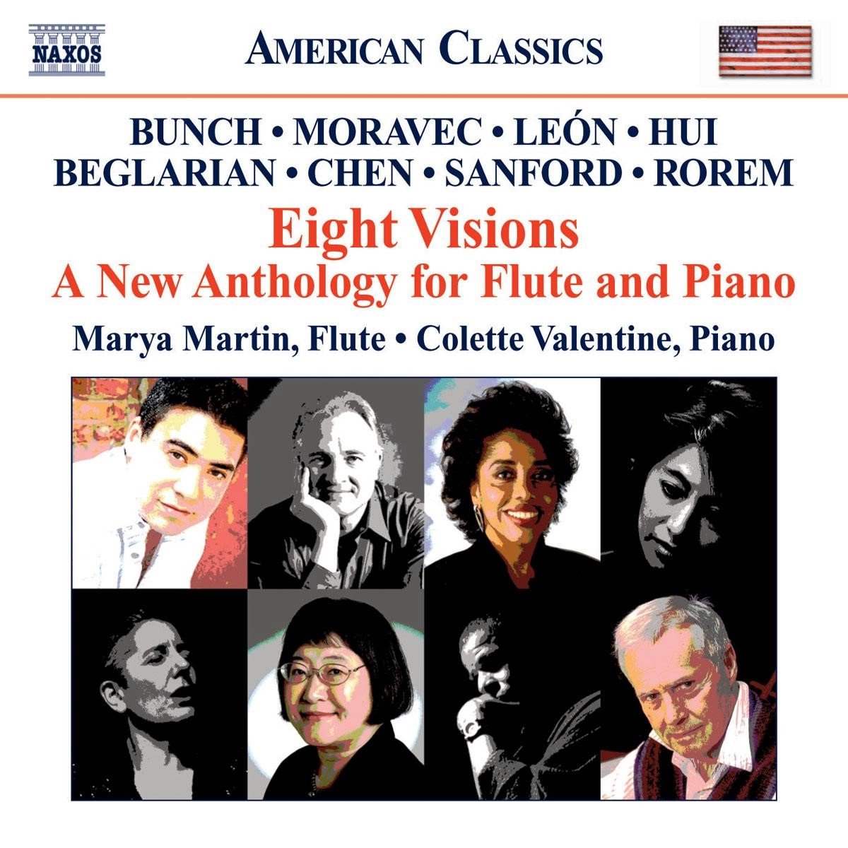 Mary Martina & Colette Valentine - Eight Visions: A New Anthology For Flute and Piano (CD)