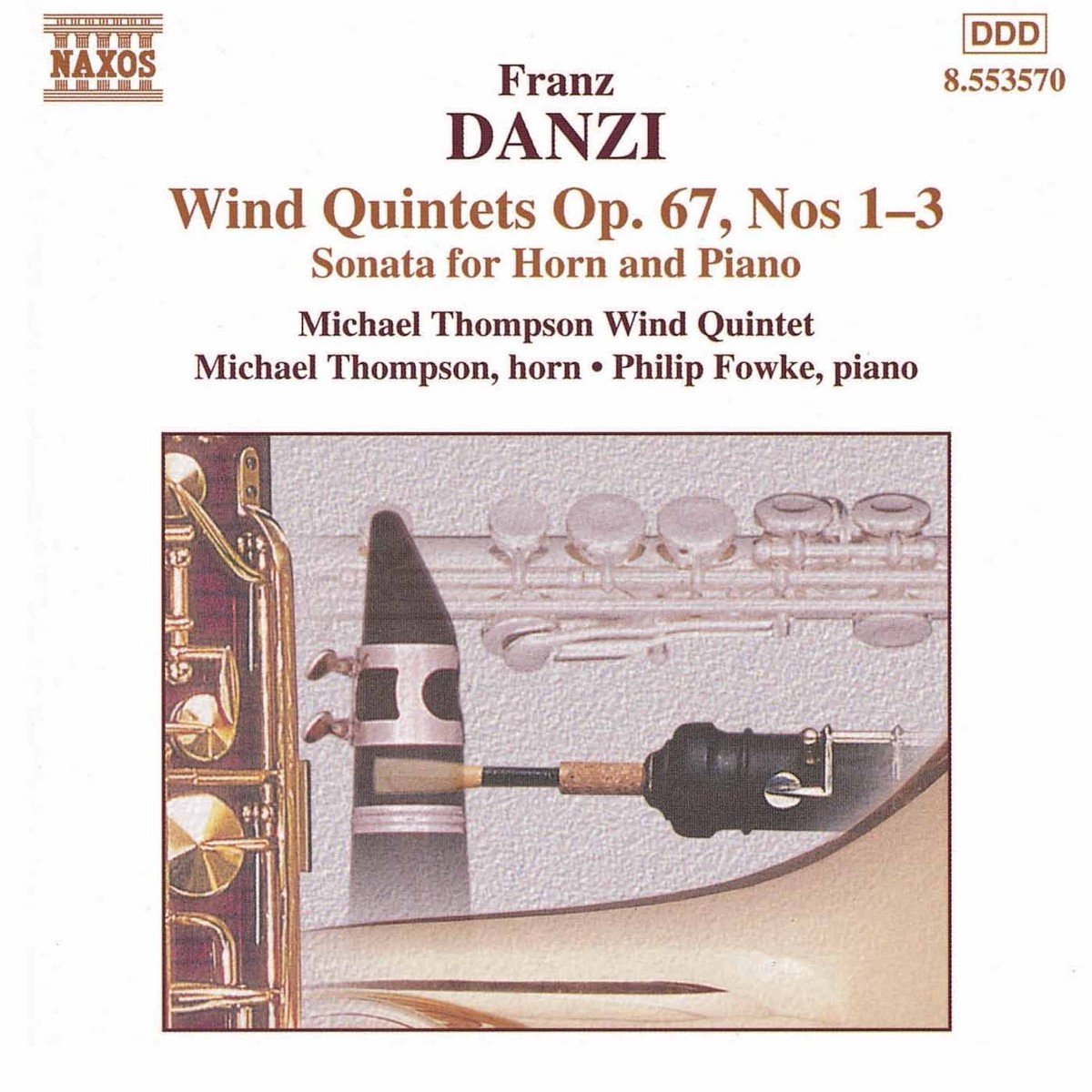 Michael Thompson Wind Quintet - Danzi: Wind Quintets 2: Op. 67 1-3 (CD)