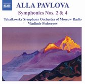 Tchaikovsky Symphony Orchestra Of Moscow Radio, Vladimir Fedoseyev - Pavlova: Symphonies Nos.2 & 4 (CD)