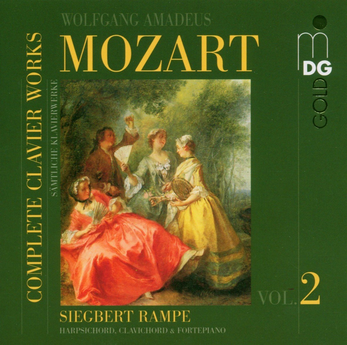 Siegbert Rampe - Mozart: Complete Clavier Works Vol. 2 (CD)