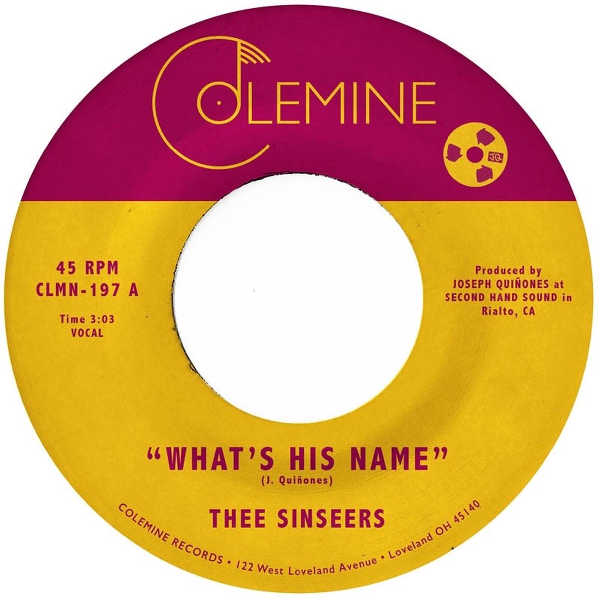 Thee Sinseers - What's His Name (7" Single)