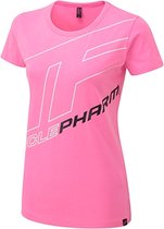 Womens Outline Logo Tee Hot Pink (MPLTS487) L