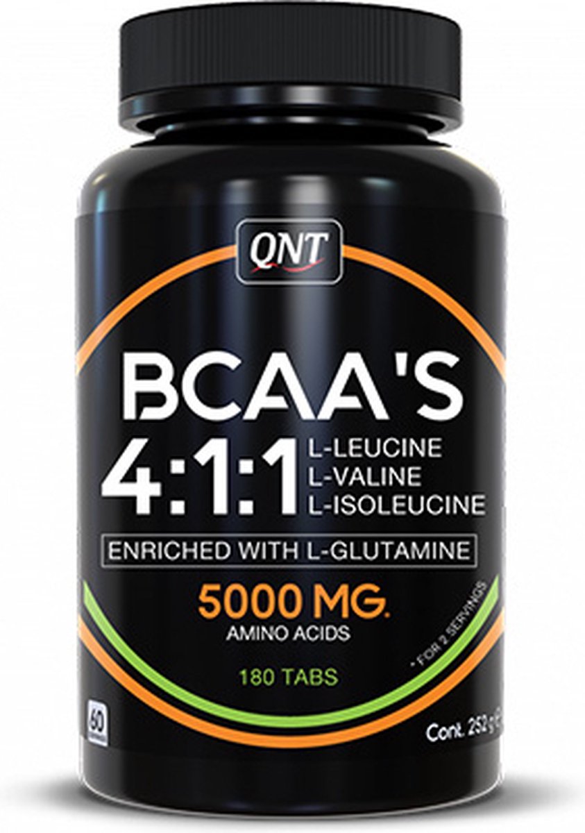 Goedkoopste BCAA 4 1 1 L-Glutamine (180 Tabs) Unflavored