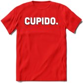 Cupido - Valentijn T-Shirt | Grappig Valentijnsdag Cadeautje voor Hem en Haar | Dames - Heren - Unisex | Kleding Cadeau | - Rood - XL